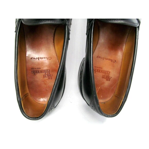 Allen Edmonds Chambrey Black Leather  Wingtip Tassel Loafers Size 9.5 D - Picture 8 of 10